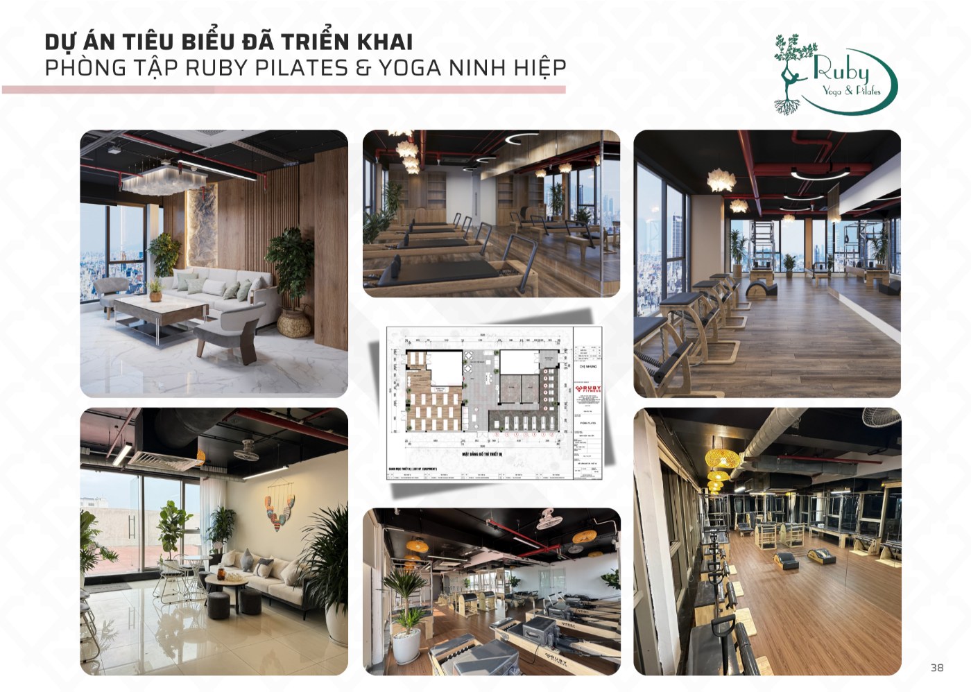 Phòng tập Ruby Pilates & Yoga Ninh Hiệp