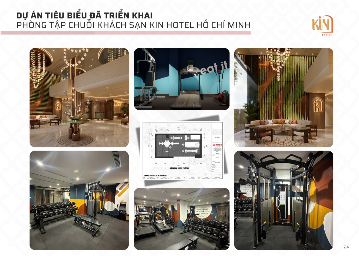 Phòng gym chuỗi khách sạn Kin Tại Hồ Chí Minh