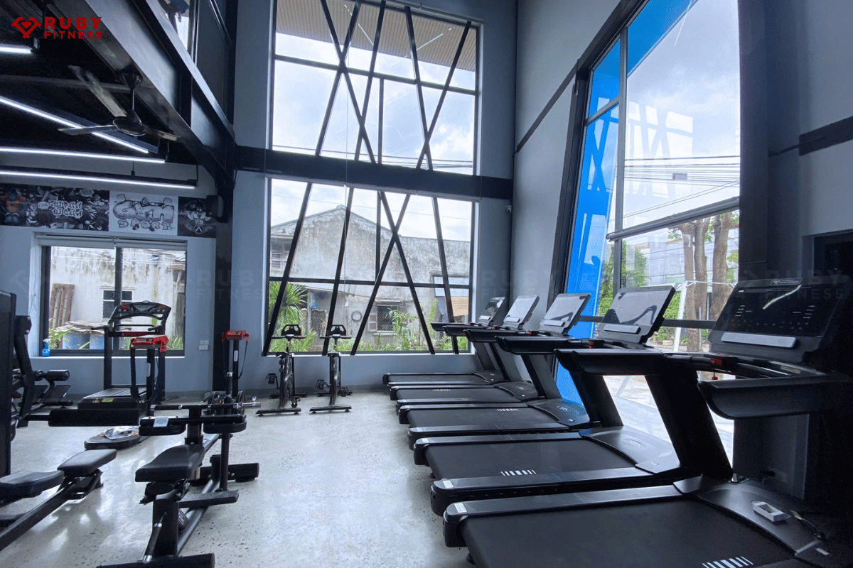 Hình ảnh nghiệm thu dự án phòng gym Unity Fitness Gia Lai