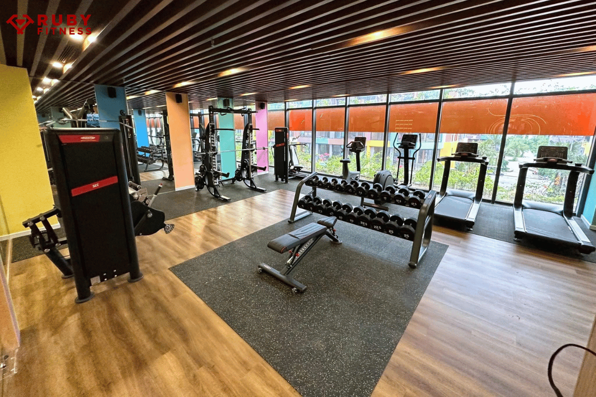 Hình ảnh nghiệm thu dự án phòng gym Flamingo Hải Tiến