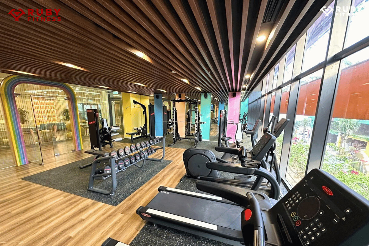 Hình ảnh bàn giao dự án phòng gym resort Flamingo Hải Tiến