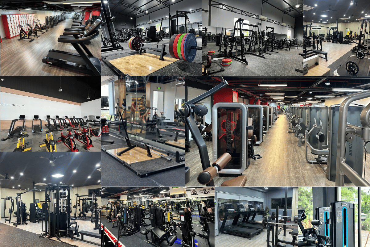 Hình ảnh về những dự án setup phòng gym do Ruby Fitness triển khai tại Việt Nam