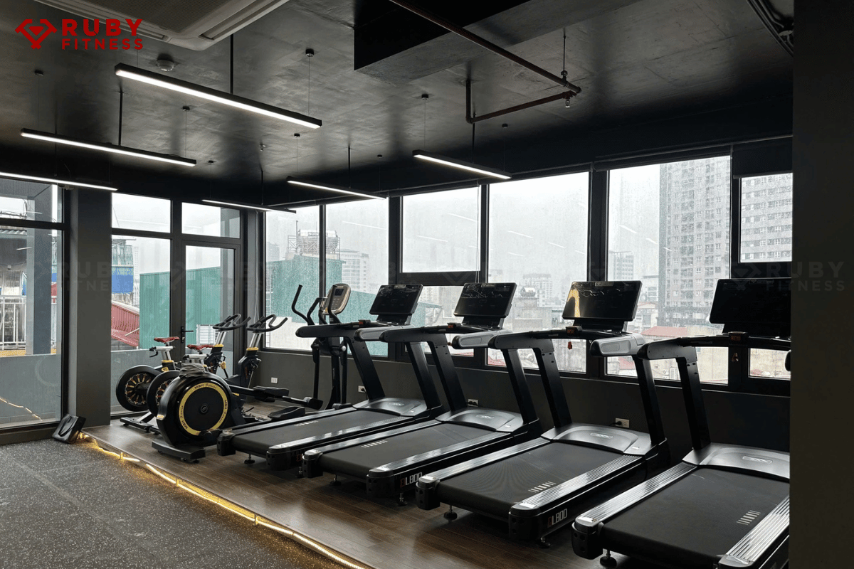 Hình ảnh về thiết bị Cardio của phòng gym Unity Fitness