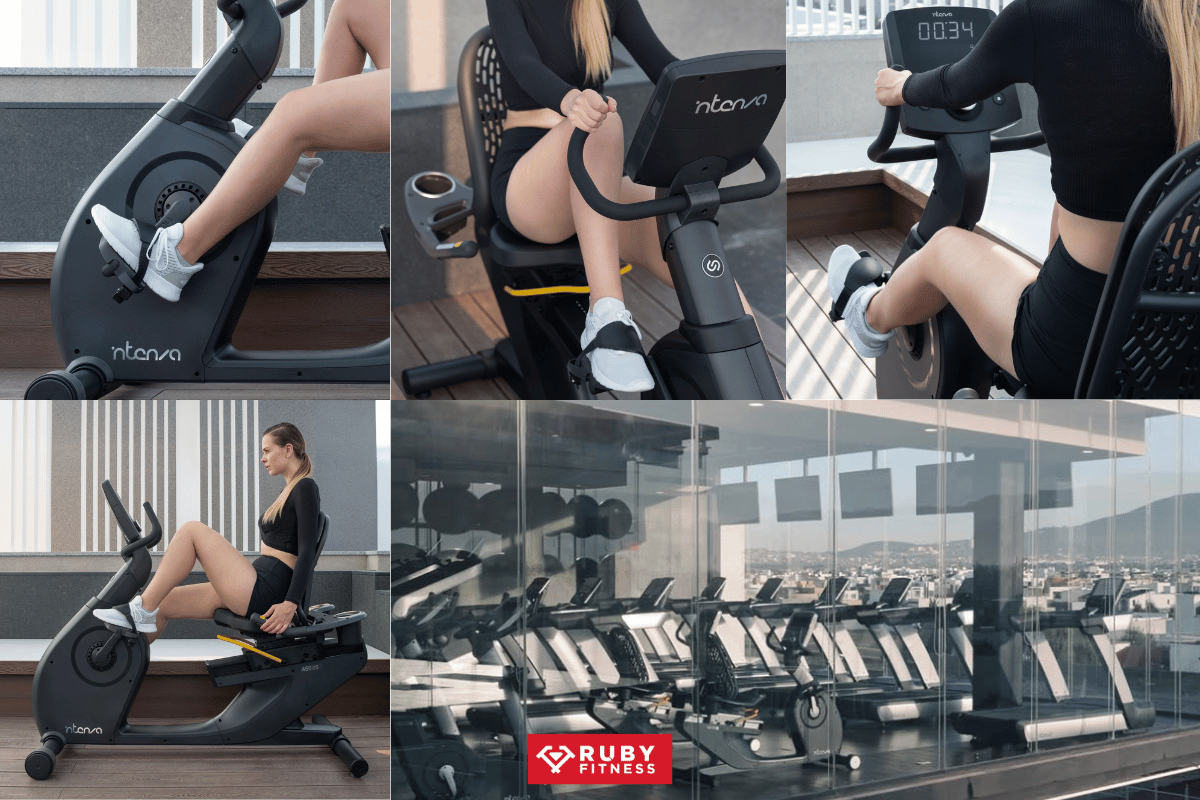 Hình ảnh thực tế của recumbent bike xe đạp thể dục tựa lưng Intenza 450RBi2S